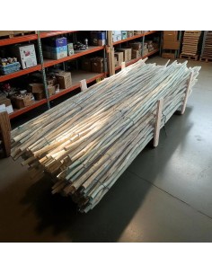 Pack 10 ud Palos Postes Tratados de Eucalipto ø 2-5 cm 2